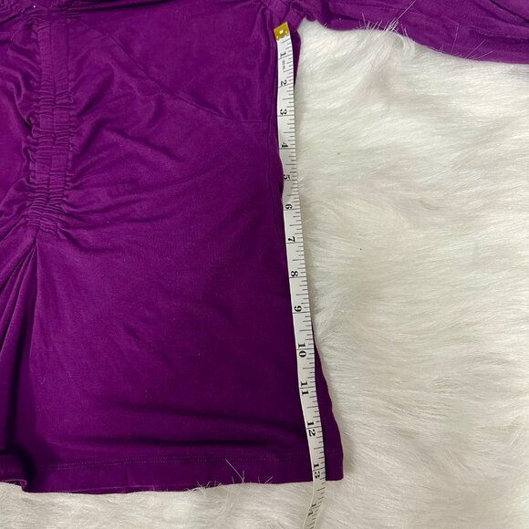 Design History Women's Purple Long Sleeved Blouse Size Large - Picture 2 of 7
